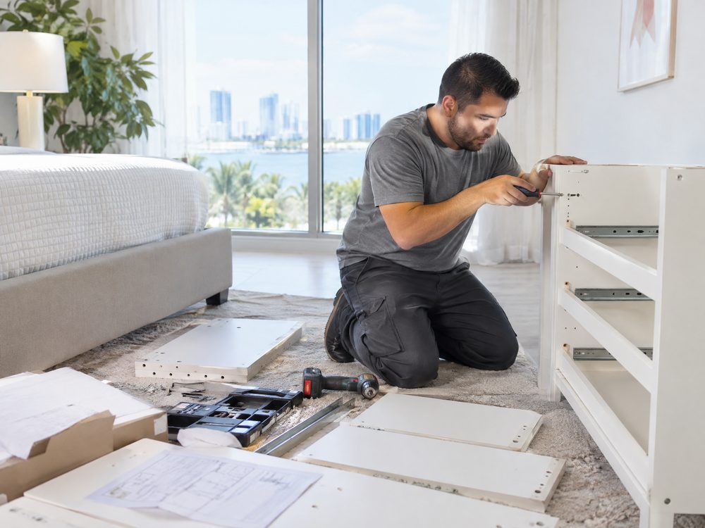 Furniture Assembly pro at work