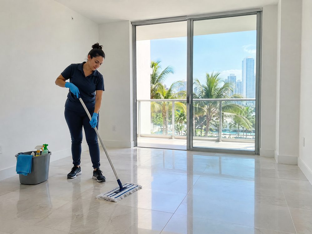 Move-In / Move-Out Cleaning pro at work